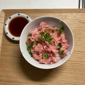 甘辛タレでネギトロ丼